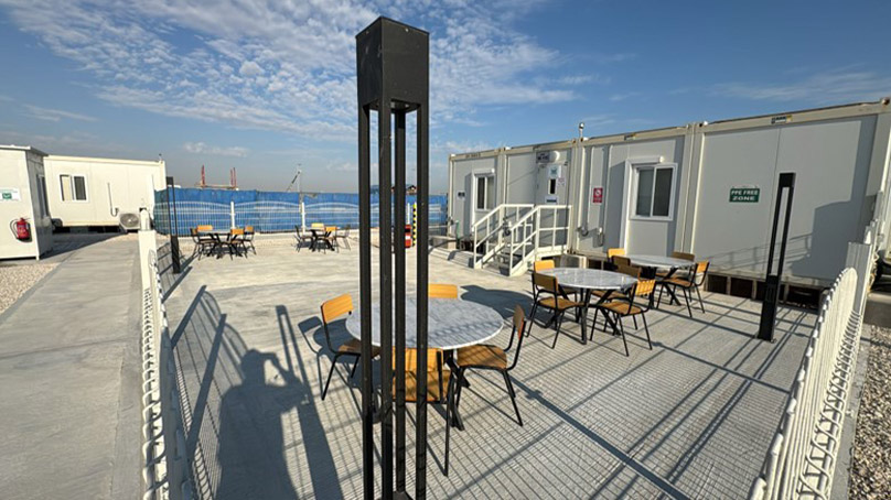 Technip Camp Outdoor Sitting Area