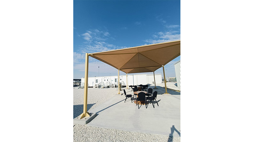 Technip Camp Outdoor Sitting Area